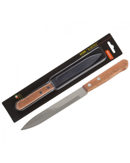Нож с деревянной рукояткой ALBERO MAL-05AL для овощей (большой), 12,5 см
