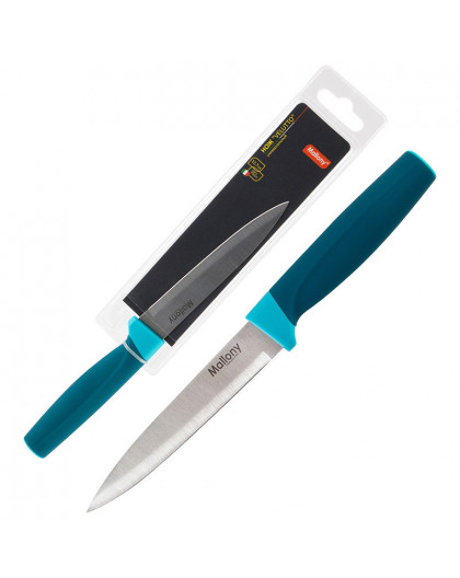 Нож с рукояткой софт-тач VELUTTO MAL-03VEL универсальный, 12 см