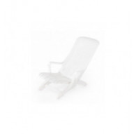 Кресло-шезлонг белый