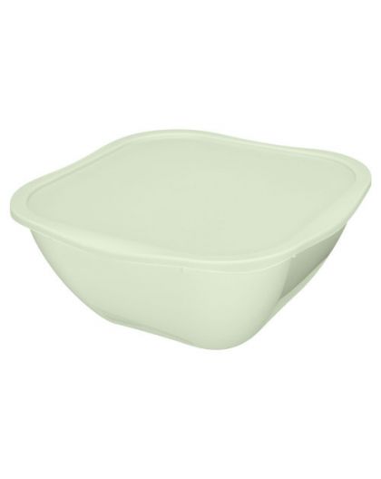 Салатник с крышкой PERFECT 4,5л (Зеленый)