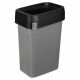 Контейнер для мусора 25л METAL BIN (Черный)