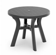 Стол круглый Атлант 900 мм графит