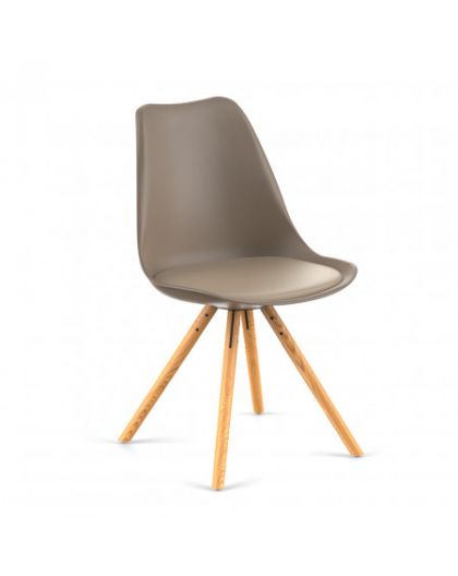 Стул KOLLI eco 830х480х440см, нагрузка до 120кг 2шт КАПУЧИНО