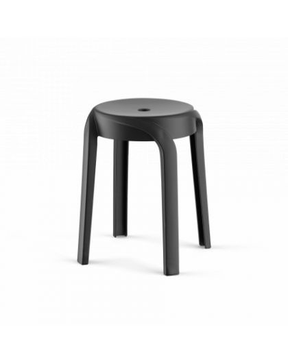Табурет ECLER 335х335х460см, нагрузка до 120кг 1шт ЧЕРНЫЙ