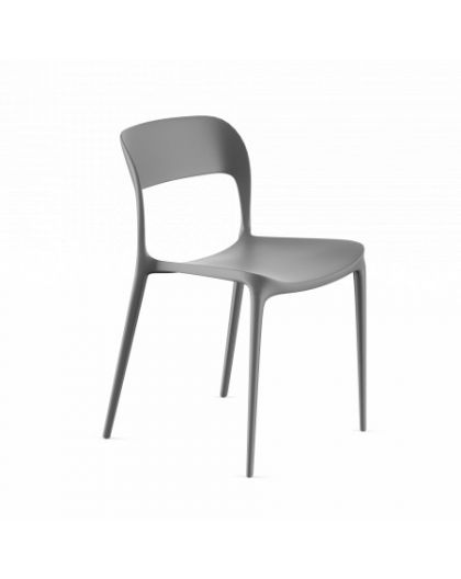 Стул ECLIPSE 830х430х490см, нагрузка до 120кг 1шт СЕРЫЙ