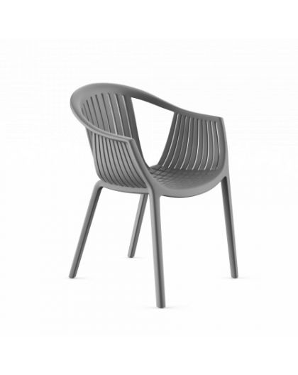 Стул ESCALATE 750х540х530см, нагрузка до 120кг 1шт СЕРЫЙ NEW