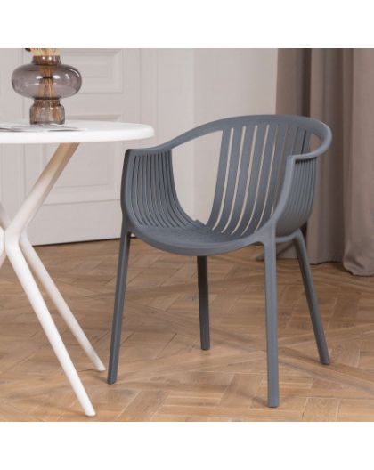 Стул ESCALATE 750х540х530см, нагрузка до 120кг 1шт СЕРЫЙ