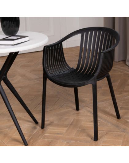 Стул ESCALATE 750х540х530см, нагрузка до 120кг 1шт ЧЕРНЫЙ