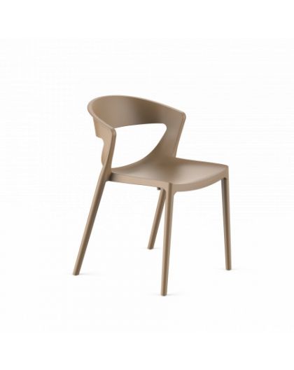 Стул EVOK 750х490х490см, нагрузка до 120кг 1шт КАПУЧИНО
