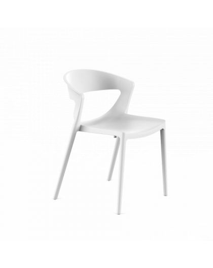 Стул EVOK 750х490х490см, нагрузка до 120кг 1шт СВЕТЛО-СЕРЫЙ