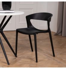 Стул EVOK 750х490х490см, нагрузка до 120кг 1шт ЧЕРНЫЙ