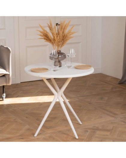 Стол TEORI T1 750х800х800см БЕЛЫЙ