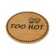 Подставка под горячее бамбук Д200*15мм круг [TOO HOT]