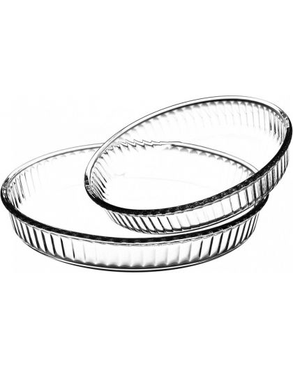 Набор посуды для СВЧ 2 предмета (круглые формы для запекания d 320 мм + d 260 мм) 2,6 л+1,6 л