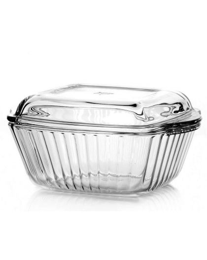 Форма для запекания СВЧ с крышкой 2600мл 254*254мм