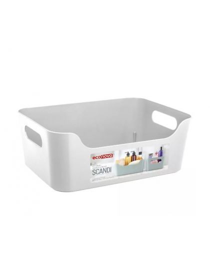 Корзинка универсальная SCANDI 240х170х90мм, 3,1л (Белый)