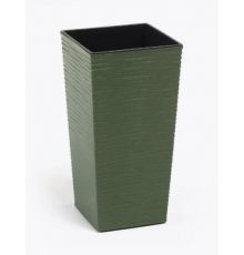 Горшок ФИНЕЗИЯ ЭКО ДЖУТО с вкладышем 250*250*460 мм