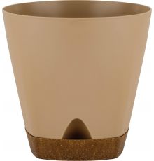 Горшок для цветов InGreen WOOD D200мм 4л с прикорневым поливом