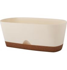 Горшок овальный InGreen WOOD для суккулентов, 25 см