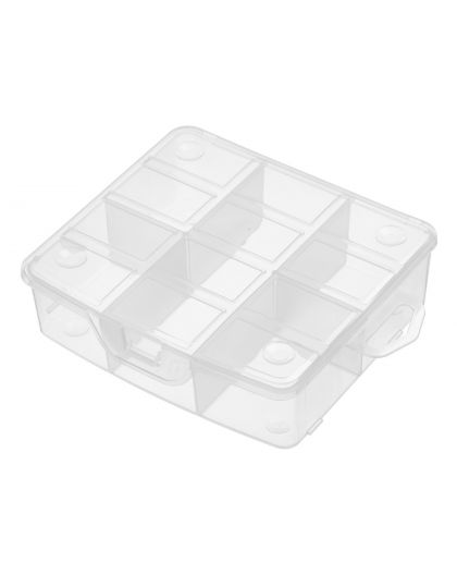 Блок для мелочей Neptune 14x13см бесцветный (5 секций)