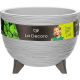 Кашпо на ножках La Decoro (9,8л) Цв. Серый жемчуг/ вставка Цв. Серый жемчуг (Арт. КШ-2494)