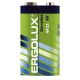 Батарейки солевые Ergolux 6F22 SR1 (6F22SR1, 9В)
