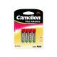 Camelion LR03 Plus Alkaline BL-4 (LR03-BP4, батарейка,1.5В)