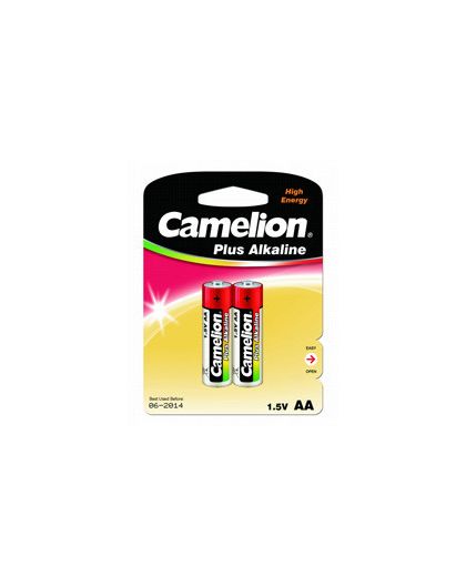 Camelion LR6 Plus Alkaline BL-2 (LR6-BP2, батарейка,1.5В)