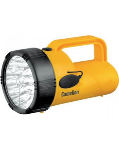 Фонарь Camelion LED29314 (фонарь аккум. 220В, желтый, 19 LED, 4В 2,3А-ч, пластик, коробка)