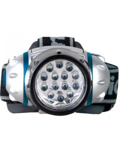 Фонарь Camelion LED5312-14F4 (фонарь налобн, металлик, 14LED, 4 реж, 3XR03 в компл, пласт, блист)