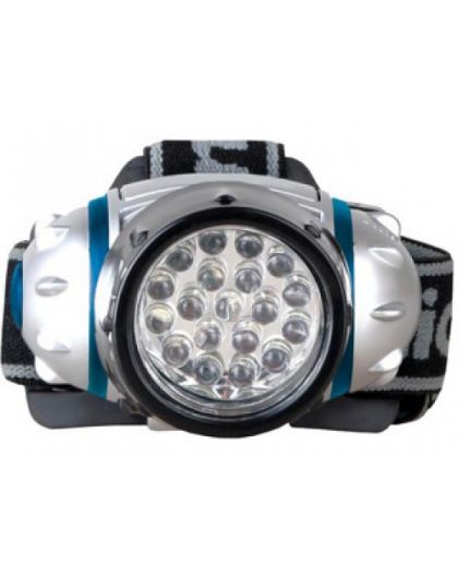 Фонарь Camelion LED5313-19F4 (фонарь налобн, металлик, 19LED, 4 реж, 3XR03 в компл, пласт, блист)