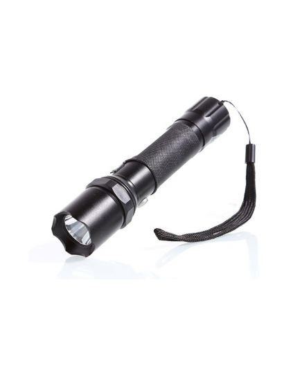 Фонарь Ultraflash E145 (фонарь аккум. 220В, черн., CREE 1 ватт, 3 реж., 18650, пласт. бокс)