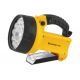 Фонарь Ultraflash UF3753LED (фонарь аккум 220В/12В, желтый, 11 LED.+ галог, 4В 2Ач,,пластик, коробка)