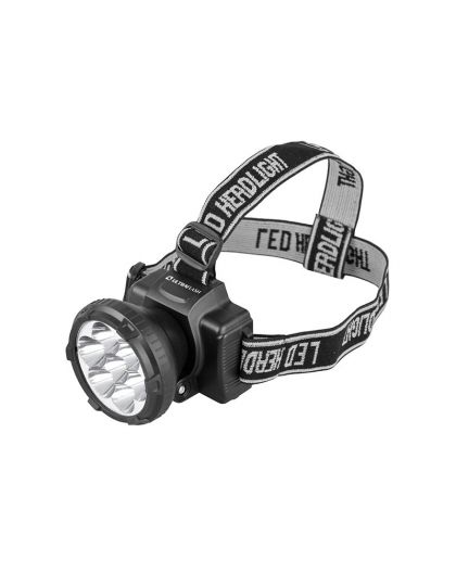 Фонарь Ultraflash LED5362 (фонарь налобн аккум 220В, черный, 7LED, 2 реж, пласт, бокс)