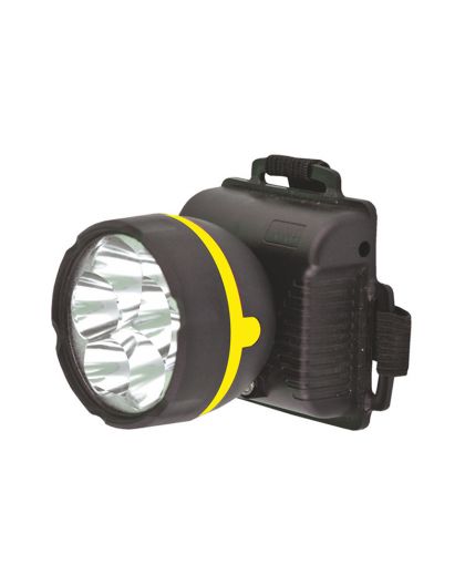 Фонарь Ultraflash 909LED5 (фонарь налобн, черный, 5LED, 1 реж, 3XR6, пласт, коробка)