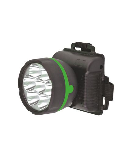 Фонарь Ultraflash 909LED7 (фонарь налобн, черный, 7LED, 1 реж, 3XR6, пласт, коробка)