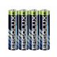 Батарейки Ergolux LR03 Alkaline SR4 (LR03 SR4, мизинчиковая батарейка ААА 1.5В)