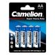 Camelion BLUE R6 BL-4 (R6P-BP4B, пальчиковая батарейка АА,1.5В)