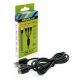 Кабель Ergolux 3в1 Micro USB-Lightning-TYPE C, 3A, 1.2м ELX-CDC02-C01 черный (зарядка)