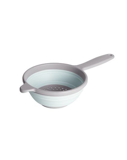 Дуршлаг складной Compact (голубой песок) 398х220х86мм