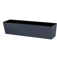 Балконный ящик InGreen Manhattan Cube 60 см c дренажной вставкой