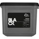Банка для сыпучих продуктов Plast Team BLACK 0,55л прямоугольная
