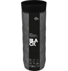 Банка для сыпучих продуктов Plast Team BLACK 1,5л круглая