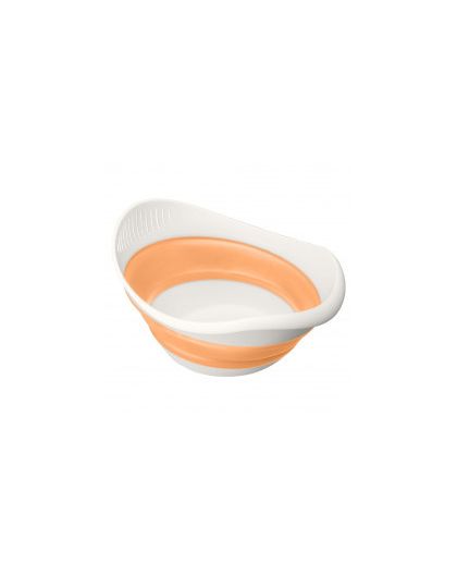 Миска-дуршлаг 2-в-1 складная  ZOOM 3,9л 310*250*80мм (Оранжевый)