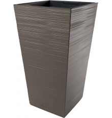 Кашпо квадрат  La Decoro максимум  (34,5л) Цв. Пралине (Арт. КШ-2689)