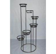 Подставка для цветов на 6 горшковСпираль бронза 1070мм* 500мм вес 1450 г