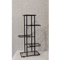 Подставка для цветов разборная, 5 мест черный ,бронза h 630мм ш 400мм, гл 210мм