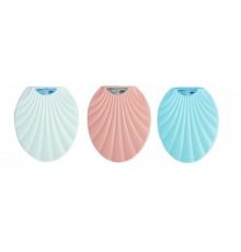 Сиденье для унитаза жесткое Ракушка в упаковке 1/12