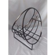 Дровница Арбуз  кованая МЕДЬ ширина 36 см длина 49 см высота 51 см