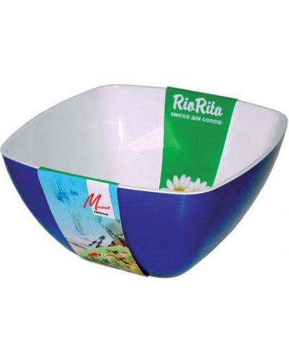 Салатник двухцветный RioRita 160*160 мм
